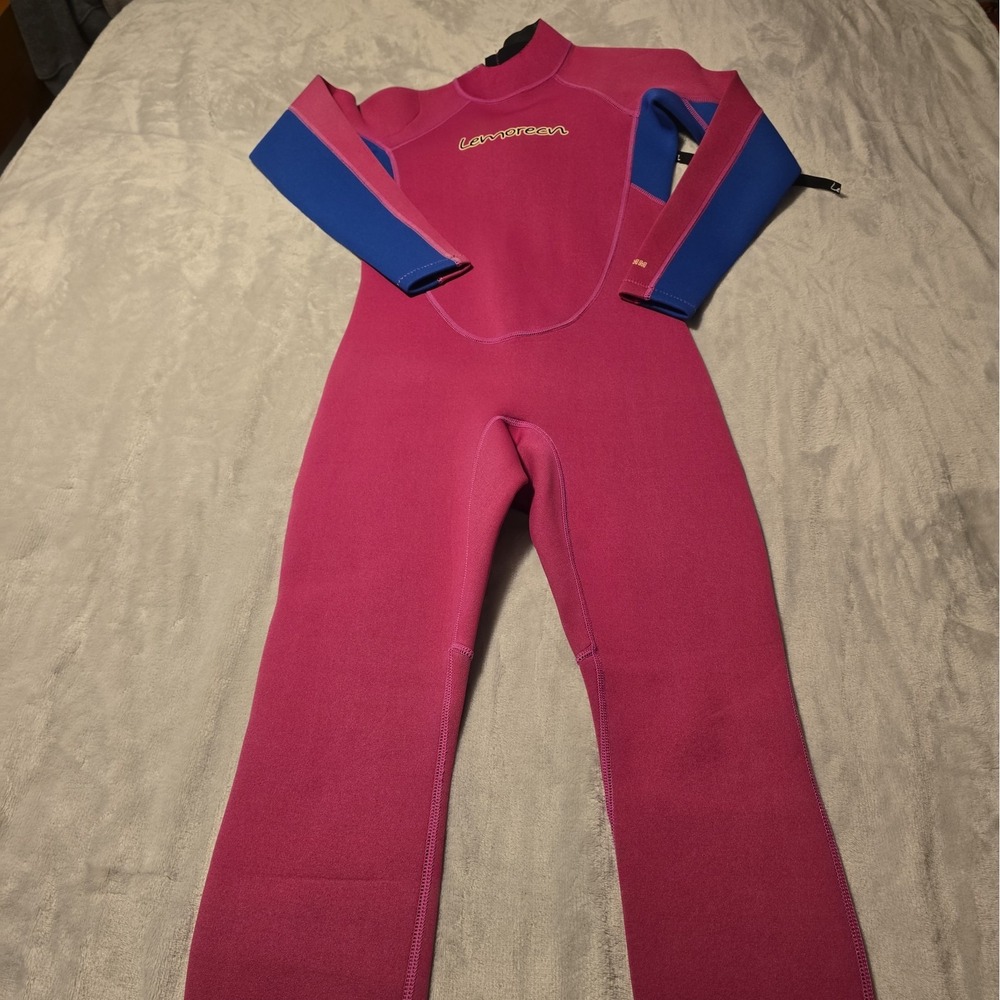 Lemorecn Girls Women's Wet Suit Dive Suit Paddle Board Size Youth 14 Pink 2mm